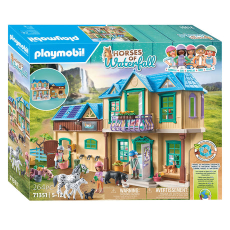 playmobil horses of waterfall