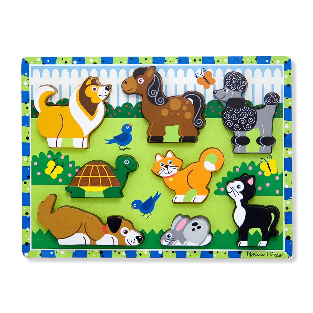 Melissa Doug Melissa Doug Wooden Puzzle Pets