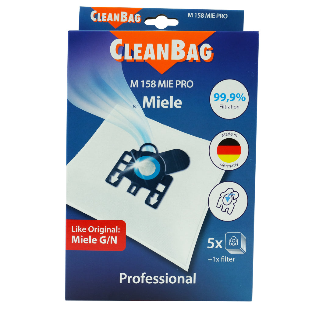 Scanpart Cleanbag dust bag M 158 Mie Pro Miele 5 pieces