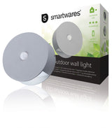 Ranex RA-1004236 Lámpara de pared LED para exterior con sensor 0.5 W 60 lm Gray