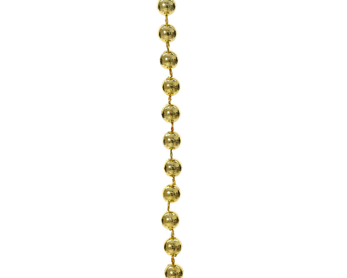Decoris bead garland shine gold 10 meters