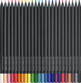 Faber Castell Faber Castell FC-116424 Lápices de colores Edición Negra en la bolsa 24 piezas