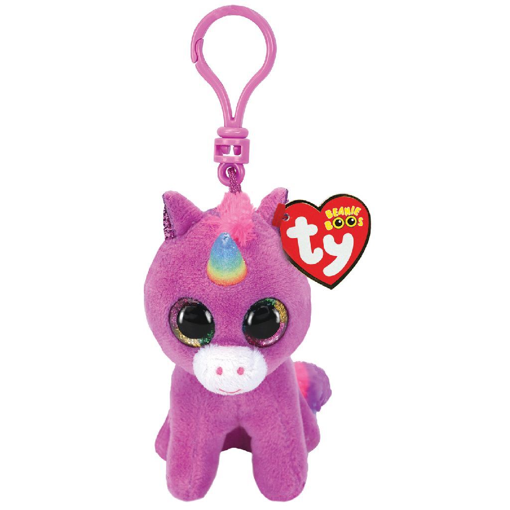 Ty Beanie Boo's Clip Rosete Unicorn, 7 cm