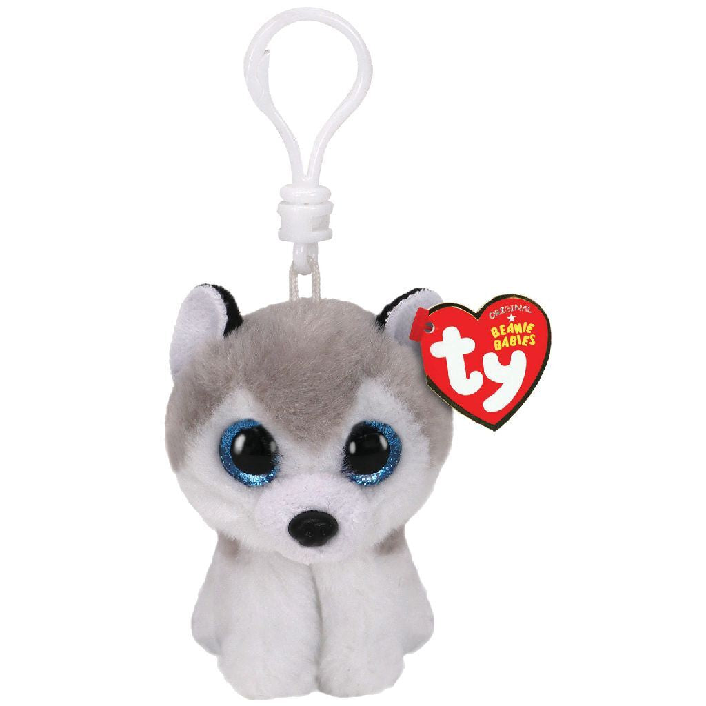 Ty ty beanie babies clip husky câlin buff 7 cm