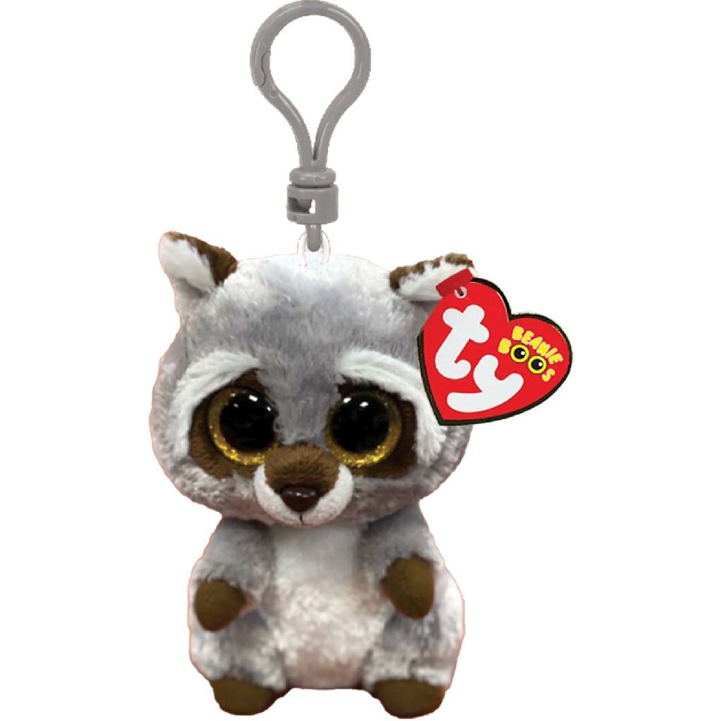 Ty Beanie Boos Clip Racoon, 7 cm