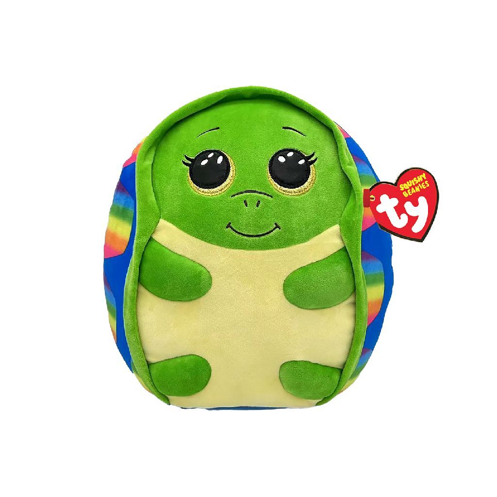 Ty Squishy Beanies coccole Turtle Cushion Shruggie 20 cm