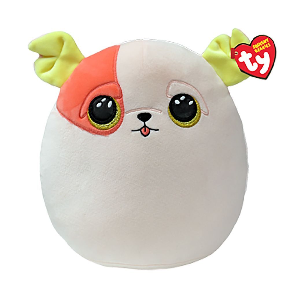 Ty Beanie Ty Squish a Boo Patch Dog, 20 cm