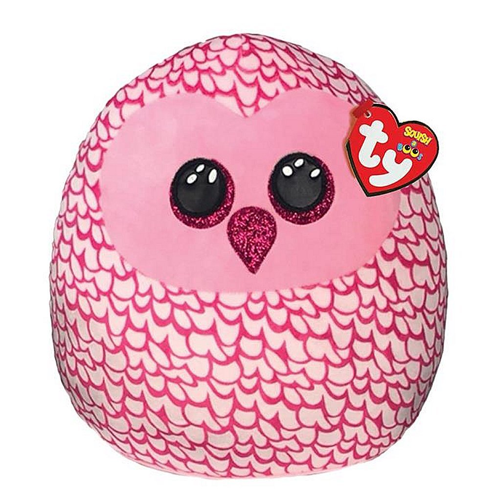 Ty squish en boo kospute ugle pinky 23 cm