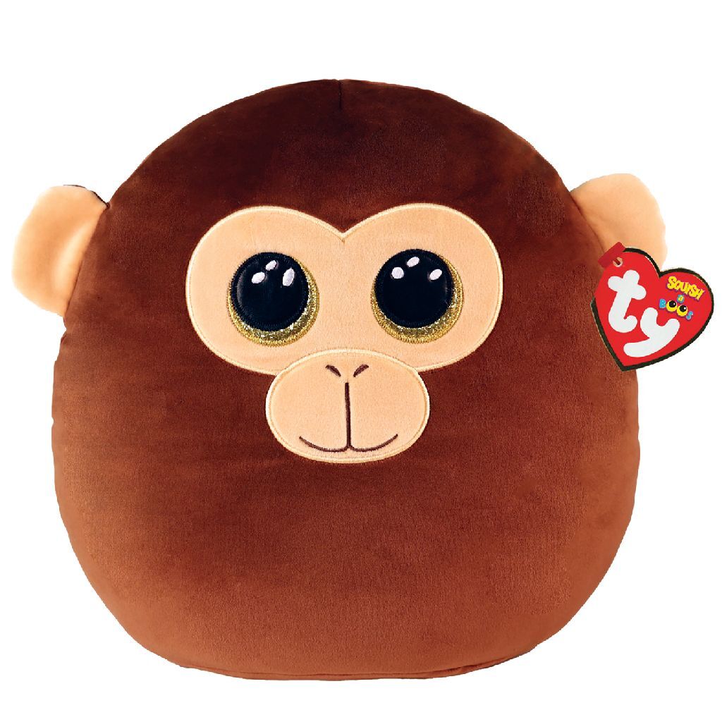 Ty Beanie Ty Squish einen Boo Dunston Brown Monkey, 31 cm