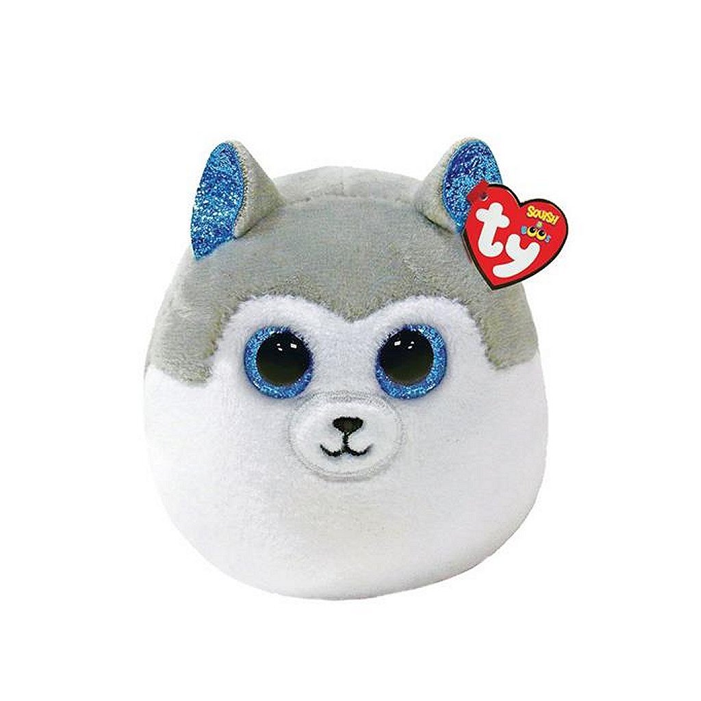 Ty Squish A Boo Cuddle Cushion Husky Slush 8 cm