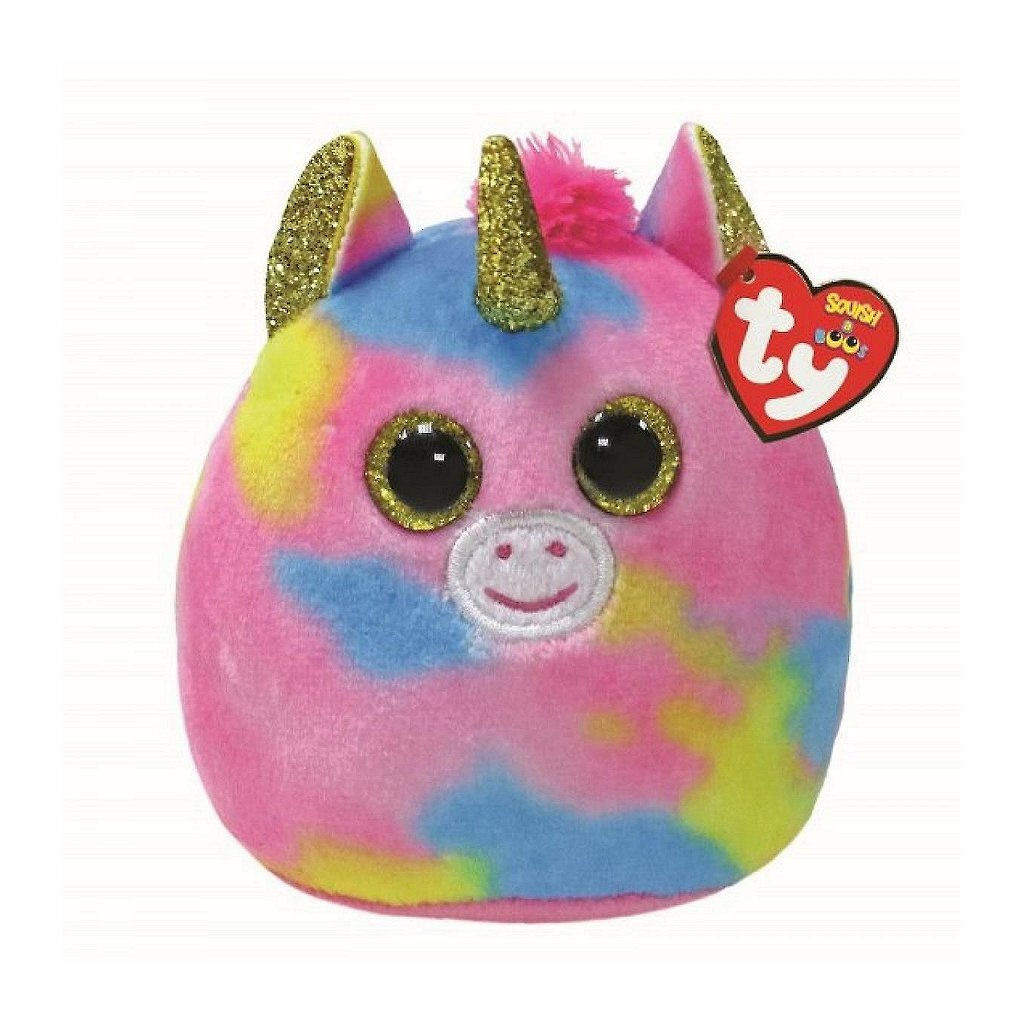 Ty squish a boo cuddly cushion unicorn fantasia 8 cm