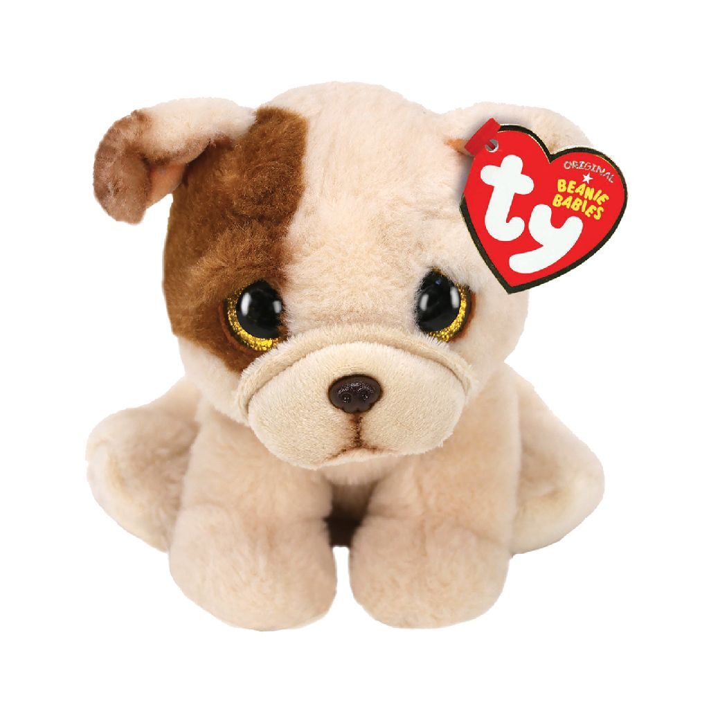 Ty Beanie Puppelcher hänken dem Pug Hougie 15 cm