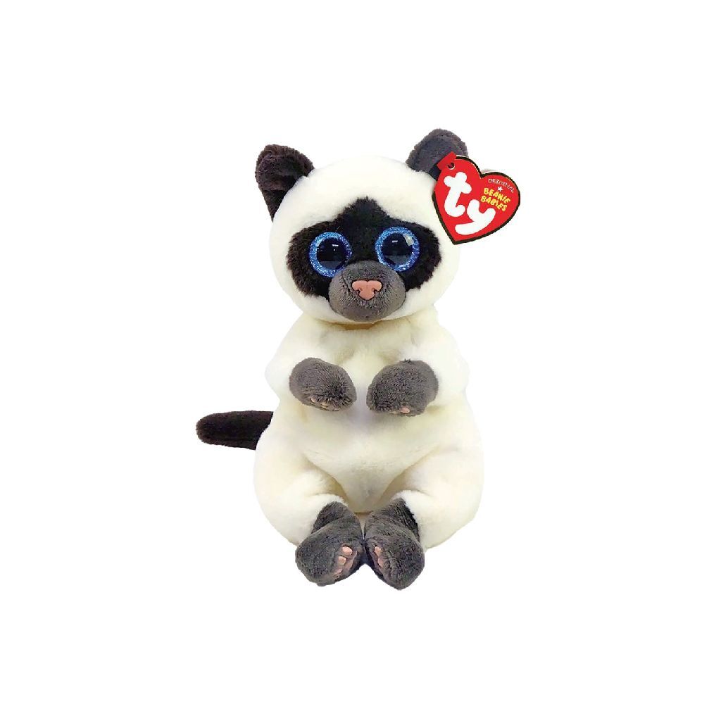 Ty Beanie Babies Bellies Miso Siaames Cat, 15cm