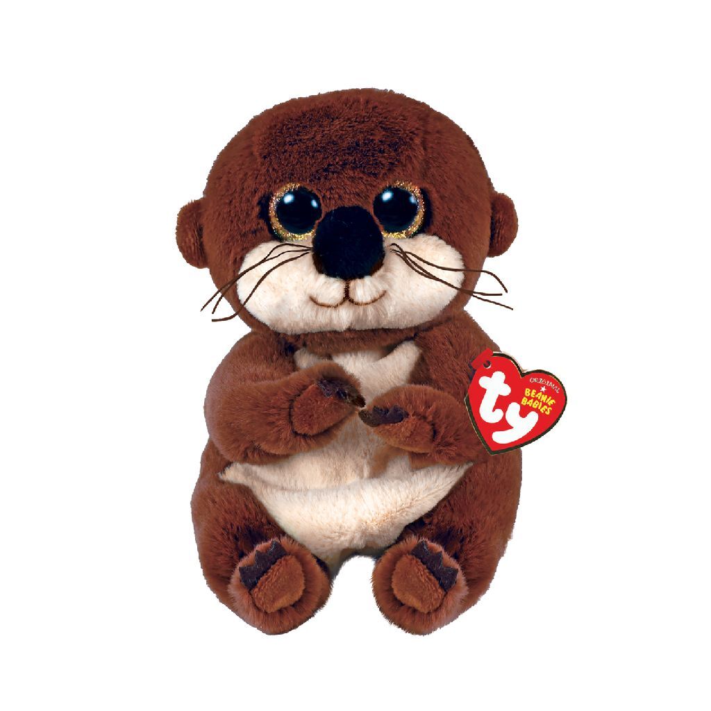 Ty beanie bébés embrassez Otter Mitch 15 cm