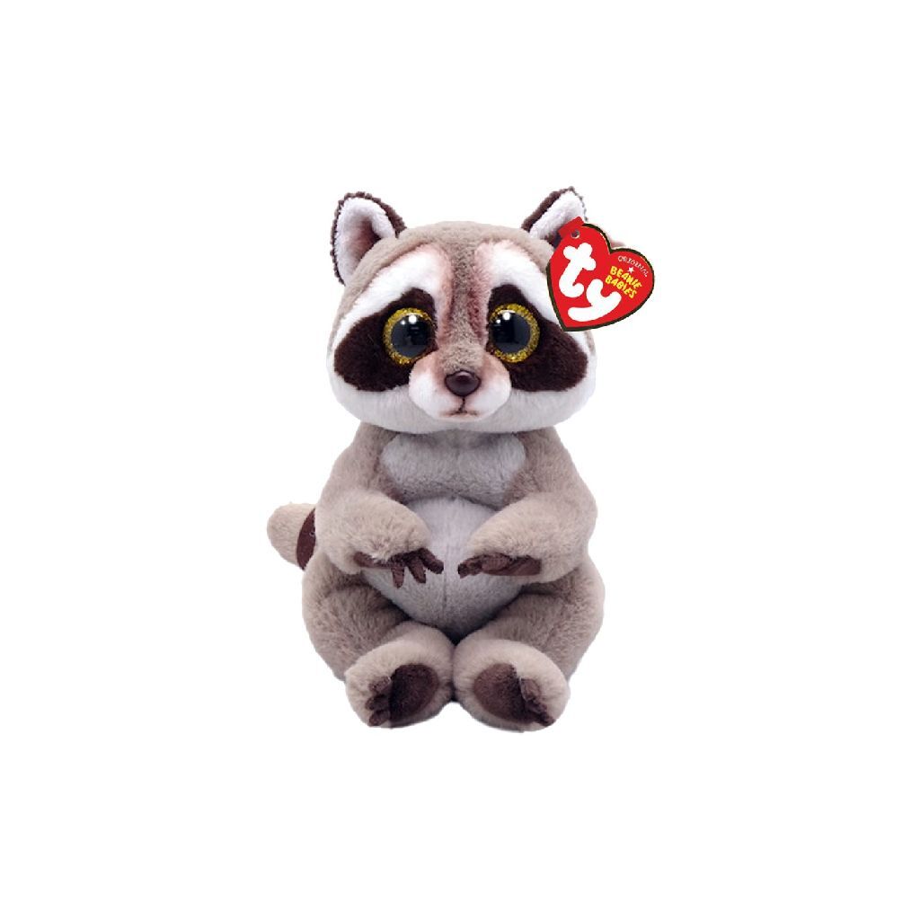 Ty Beanie Puppelcher Bellies Petey Raccoon, 15cm