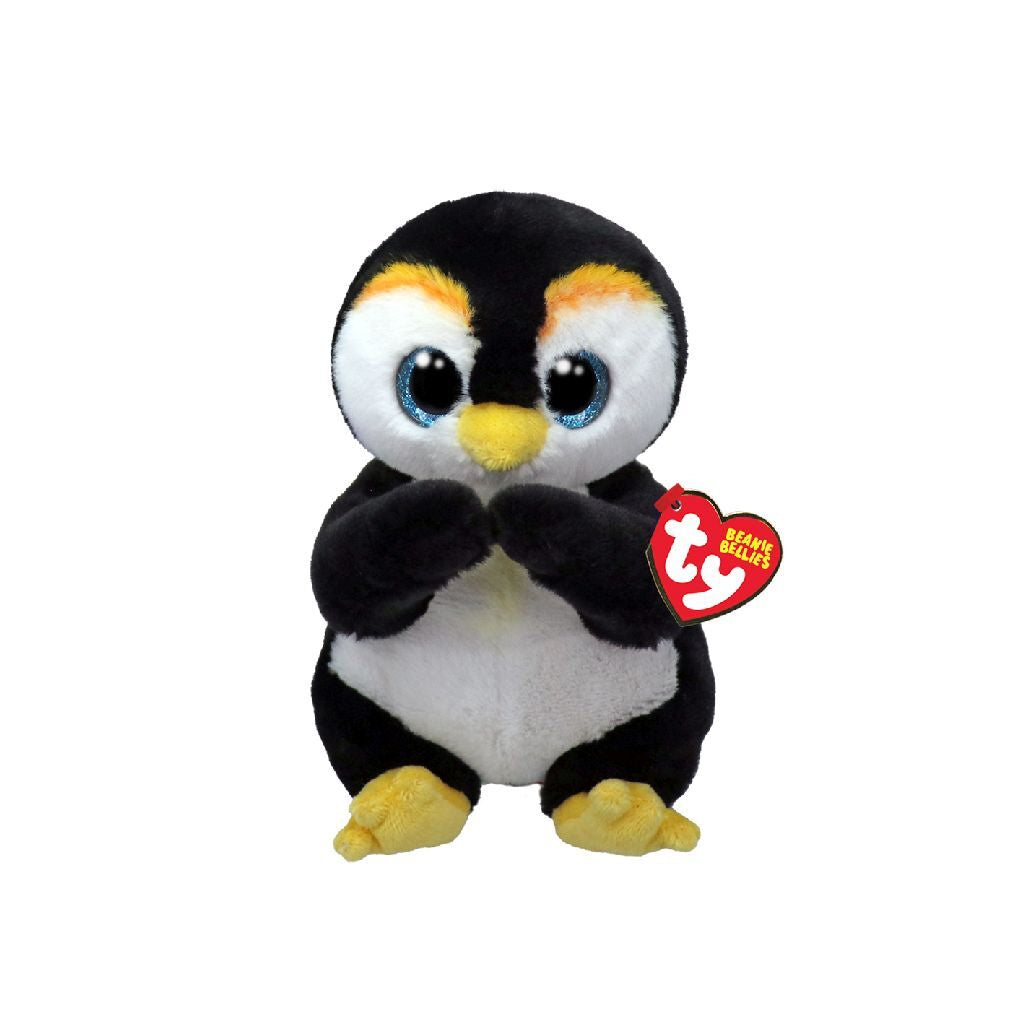 TY TY Beanie Babies Bellies Knuffel Pingu iuml;n Neve 15 cm