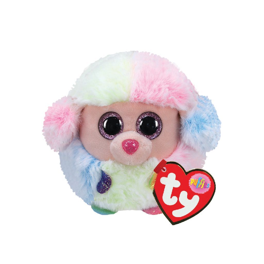 Ty Beanie Ty Teeny Puffies Rainbow Pudel, 10 cm