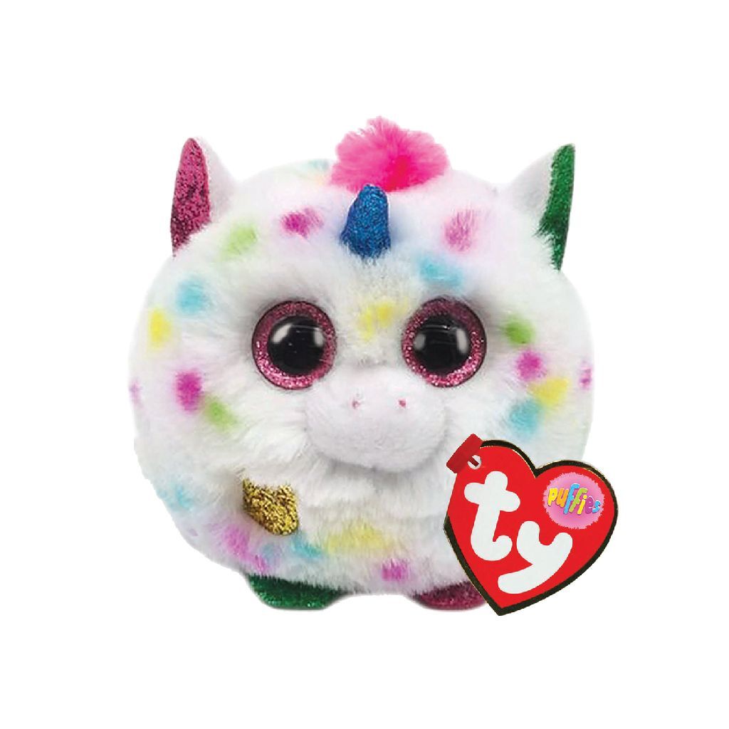 Ty Beanie Ty Teeny Puffies Harmony Unicornio, 10 cm