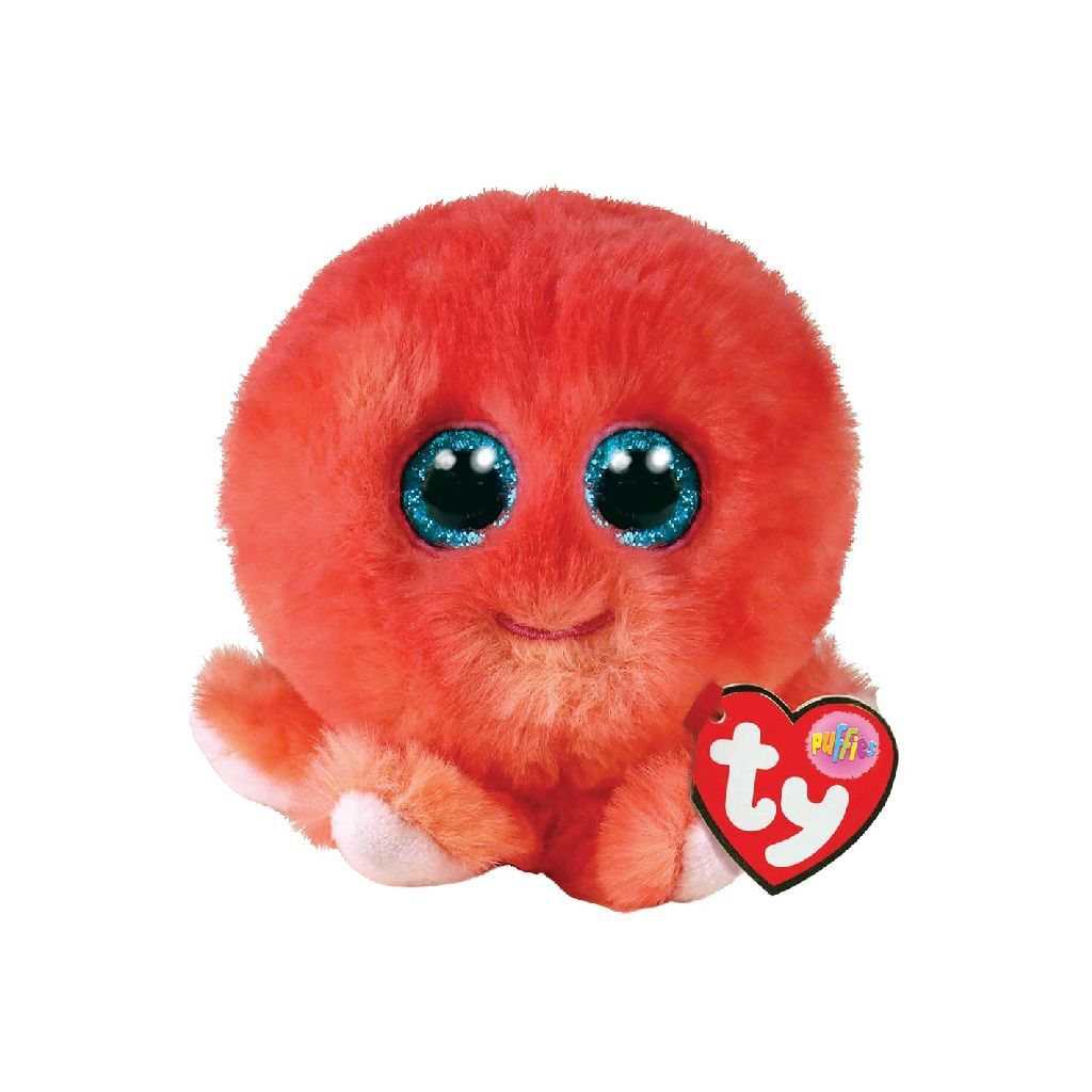 Ty Beanie TY Teny Puffies Sheldon Octopus, 10 cm