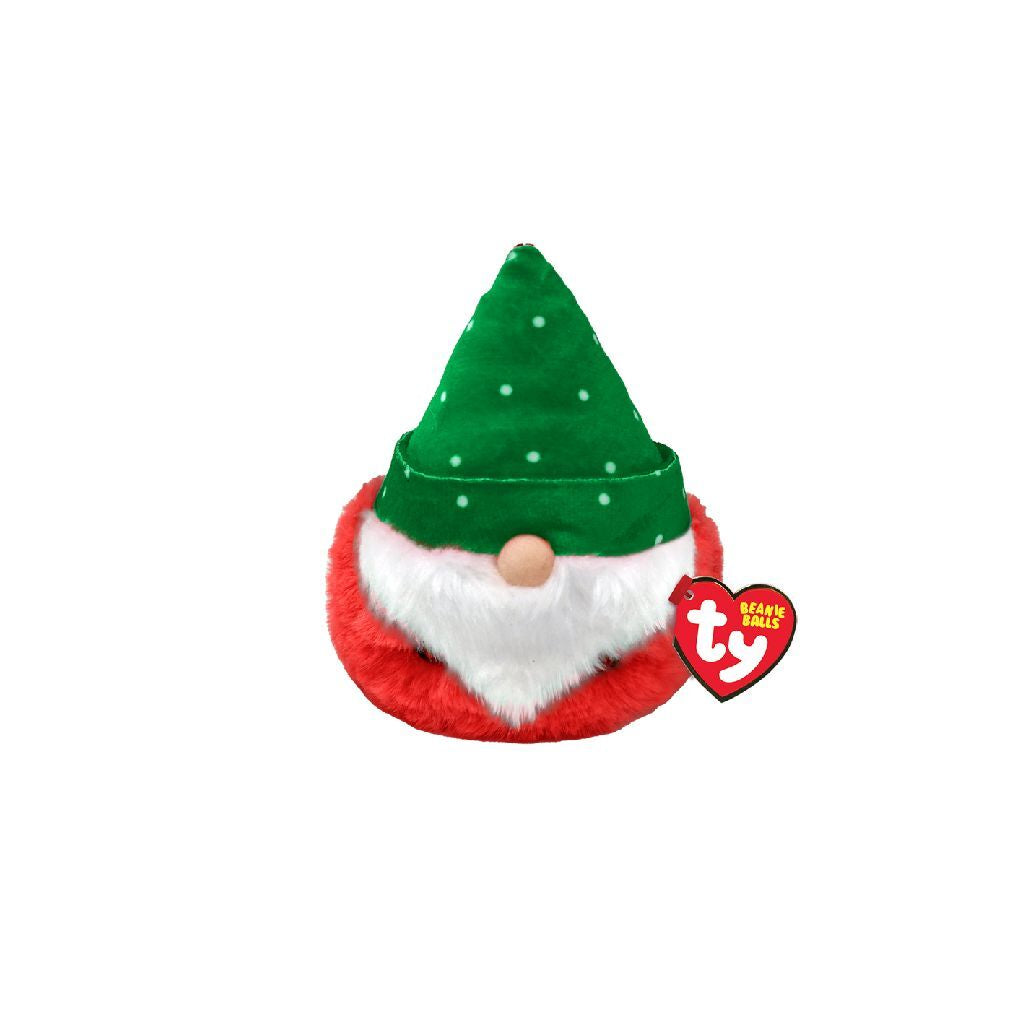 Ty Beanie Ty Teen Pufies Božični gnome Turvey, 10 cm