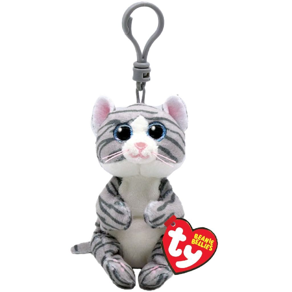 Ty Beanie Babies Bellies Clip Mitzi Cat, 10cm