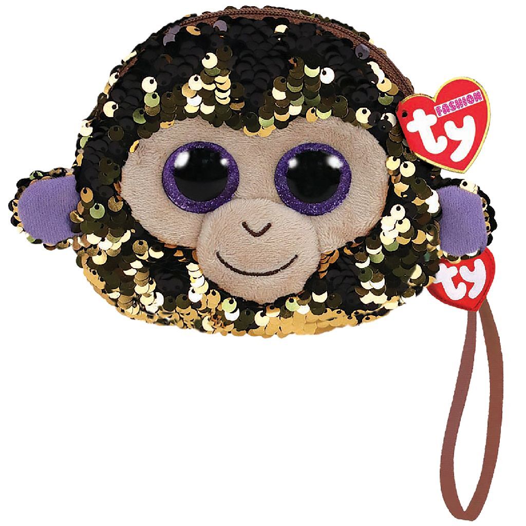 Ty Moudefall Portemonnaie Monkey Kokonut 13 cm