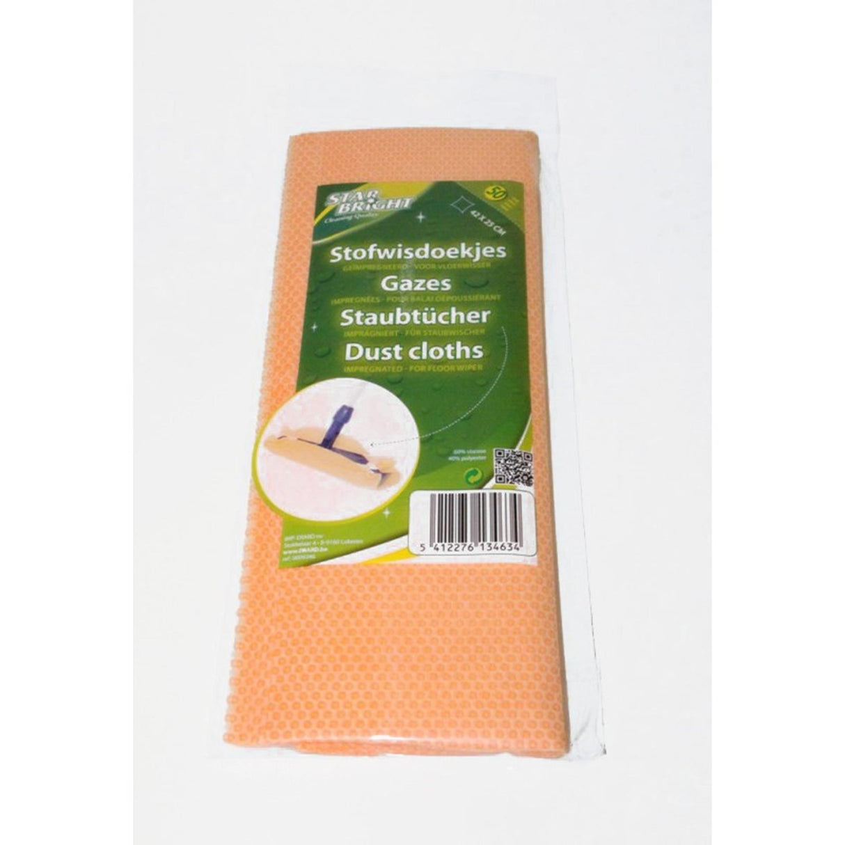 Starbright floor cloths orange 42x25cm