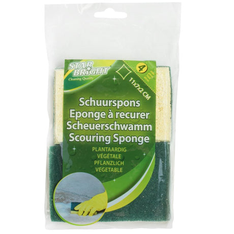 Spugna abrasiva in viscosa Starbright 4 pz