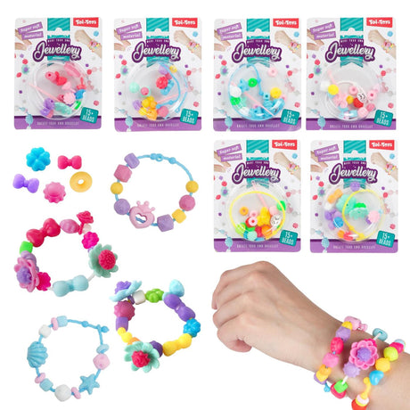 Toi-toys jewellery armband maken met zachte kralen 6ass