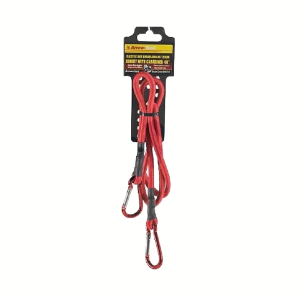 Abi ch0602a bungee cord with karabiner hook