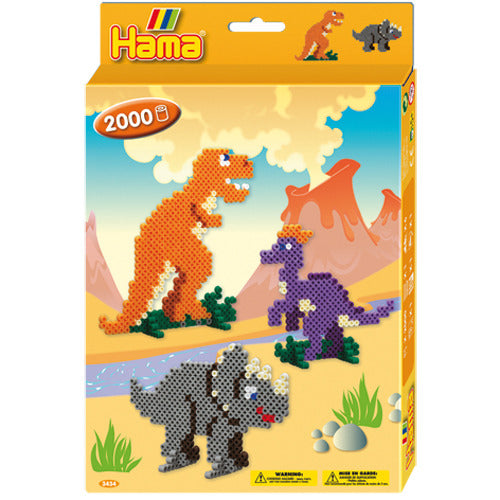 Hama String Bead set Dino, 2000st.