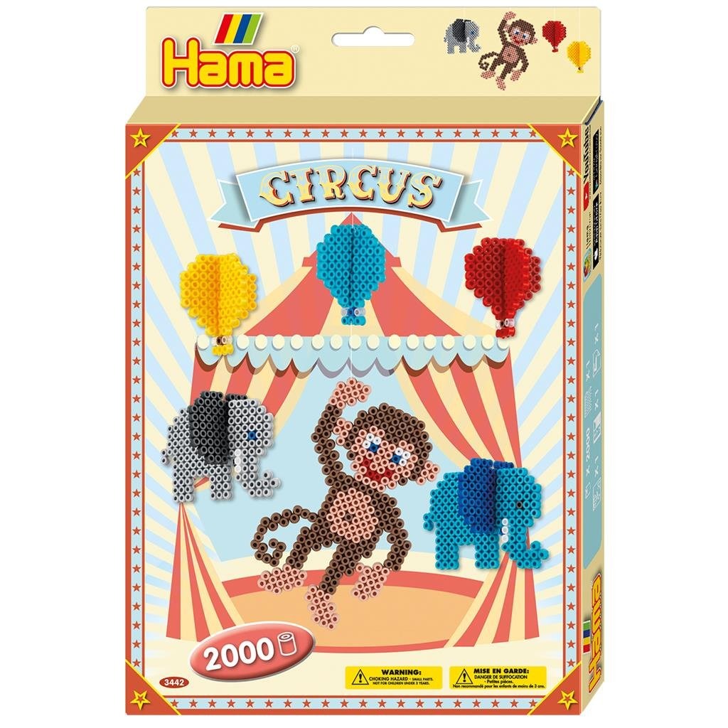 HAMA String Beads String Beads Circus 2000 pièces multicolor