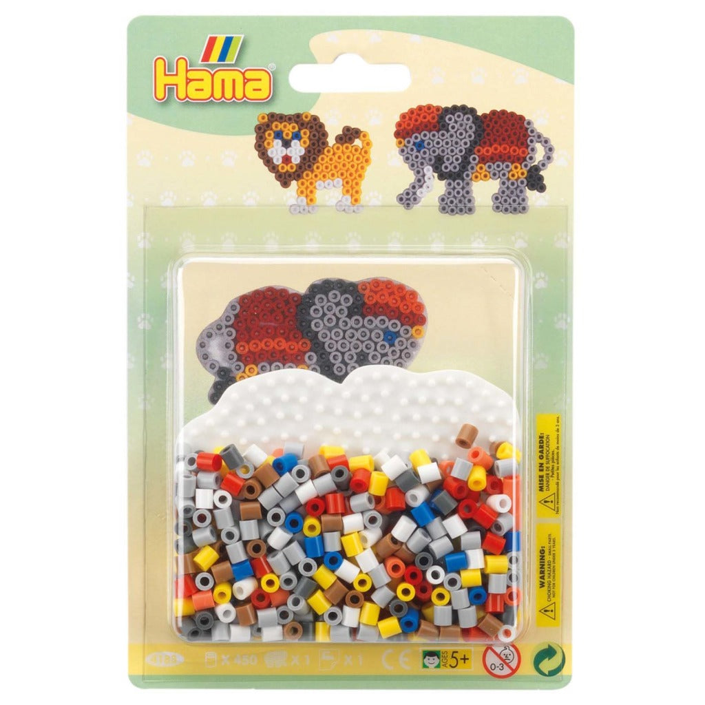 Hama -Eisenperlen Wildtier Set 450 Stücke