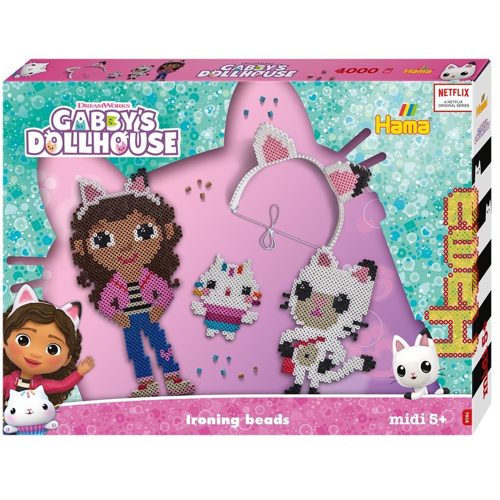 Hama ironing Bead Set Kaddosbox - Gabby Dollhouse, 4000st.