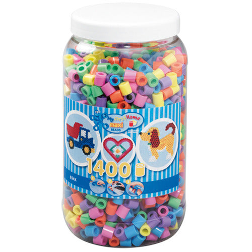 Hama Iron Beads Maxi v Pot Pastelmix (050), 1400st.