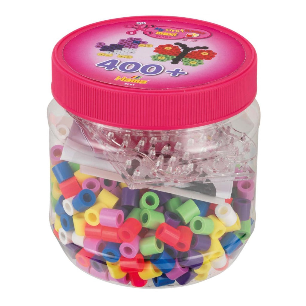 Hama Iron Beads String Beads Maxi Set in Pot 400+ Pieces