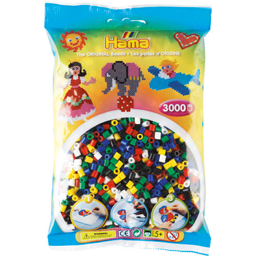 Hama String Bead Mix Primary 1 (201-66), 3000.