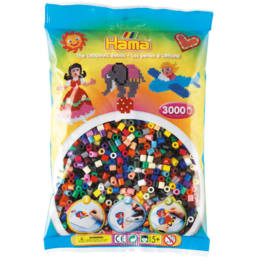 Hama String Bead Mix, 3000.