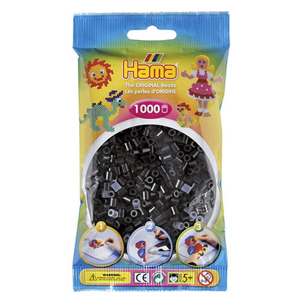 Hama iron beads black 1000 pieces