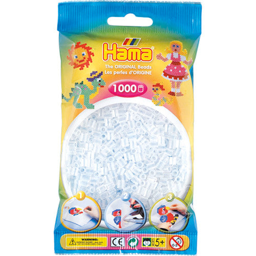 Hama Iron Beads 1000 piezas transparentes