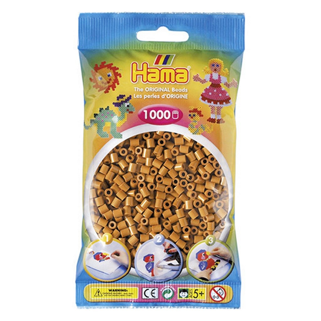 Hama Iron perles lysebrune 1000 stykker