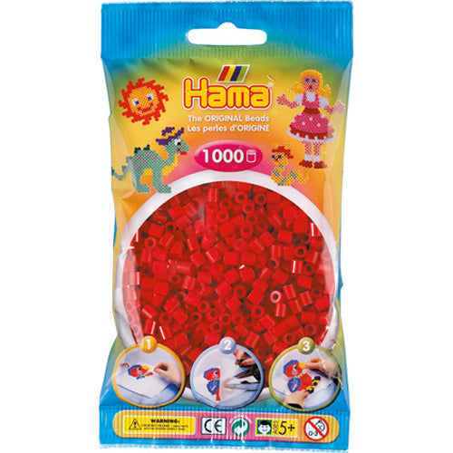 Hama iron beads 1000 pieces dark red