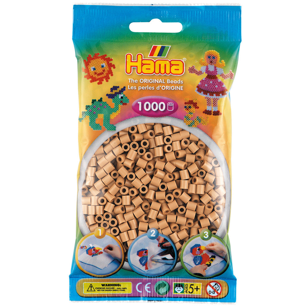 Hama Iron perles lysebrune 1000 stykker