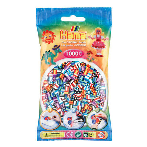 Hama irroning Bead Mix gestreift (090), 1000st.