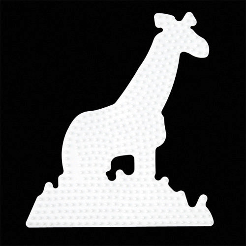 Hama Strijkkralen Strijkkralen Grondplaat Giraffe Wit