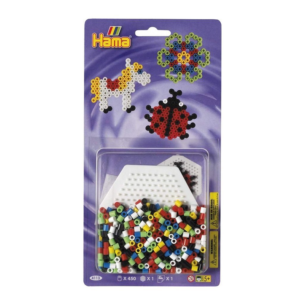 Hama String Beads String Beads Horse Ladybug Flower 450 Pieces