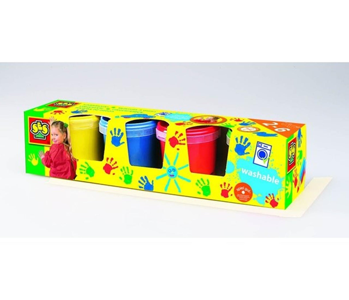 SES Fingerfarbe, 4 Farben