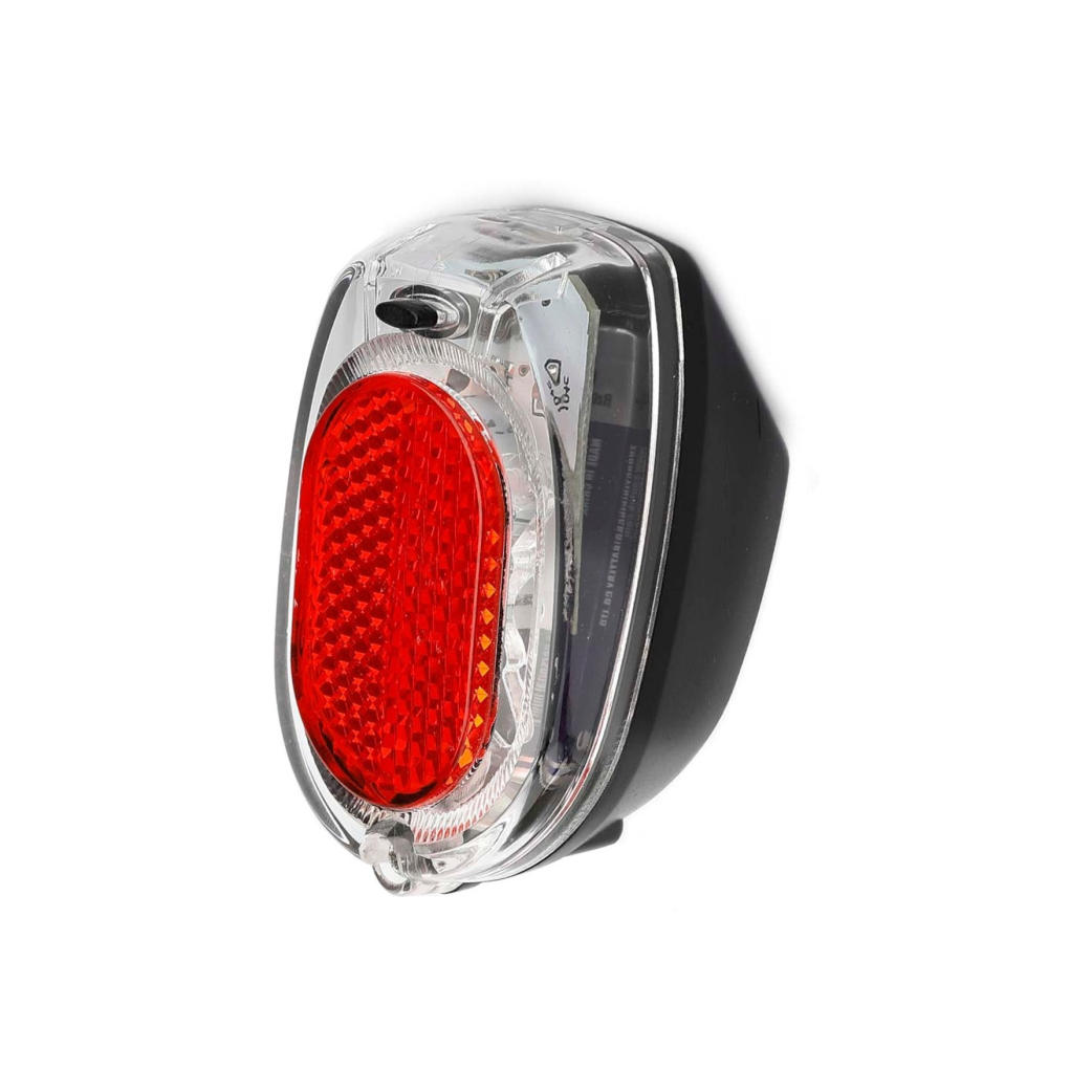 Falkx LED tunnel rear light. incl batteries (workshop packaging).