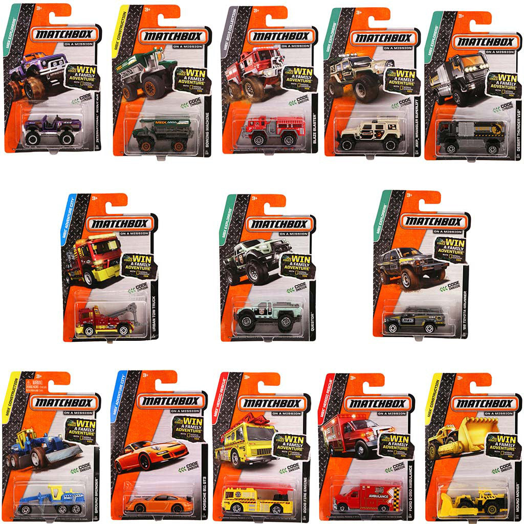 Mattel Matchbox Die Cast Auto Surorti