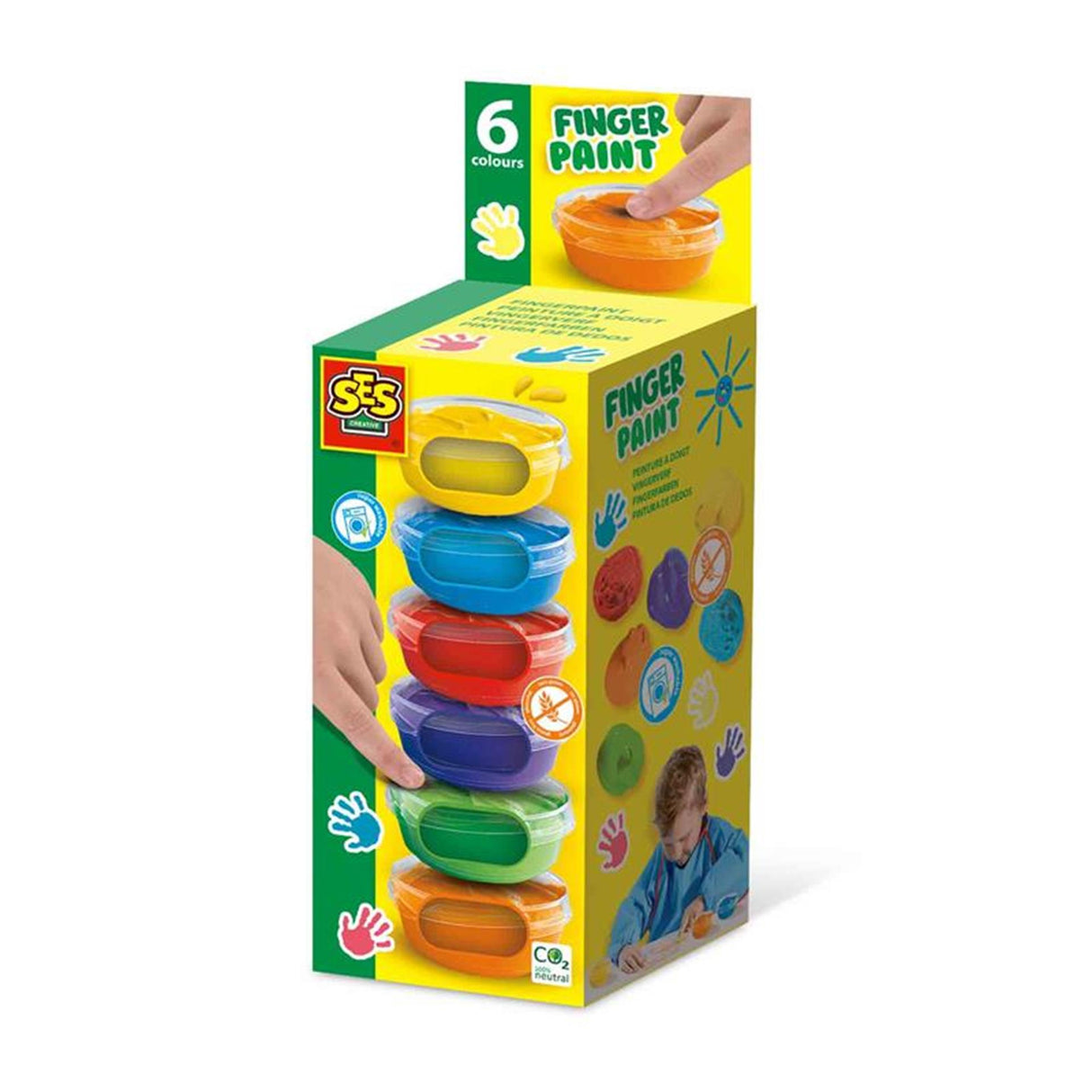Ses finger paint 6 colours x 45ml